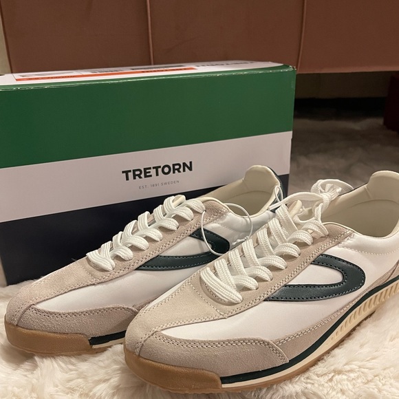 Brand New Tretorn Rawlins 2.0 Lace-Up Jogging Sneakers sz 8.5 Sweden - Picture 4 of 6